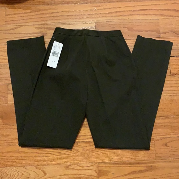 NWT Ralph Lauren 2P Dark Green Stretch Pants - Picture 2 of 13